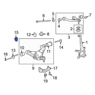 Toyota OE - Front Alignment Camber Adjusting Eccentric