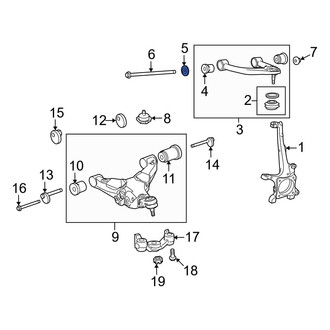 Toyota OE - Upper Suspension Control Arm Washer