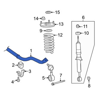Toyota OE - Front Suspension Stabilizer Bar