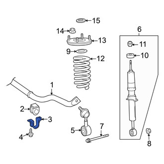 Toyota OE - Suspension Stabilizer Bar Bracket