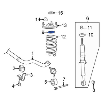 Toyota OE - Suspension Shock Absorber Mount Washer