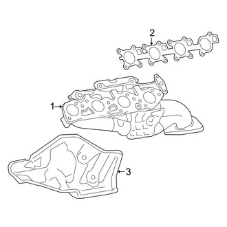 Toyota OE - Exhaust System - Manifold (4.6L)