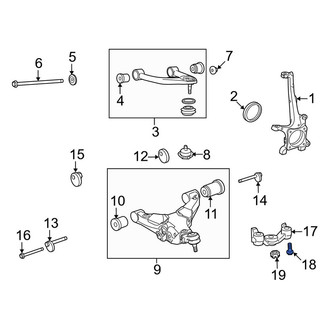 Toyota OE - Rear Rearward Suspension Control Arm Bolt