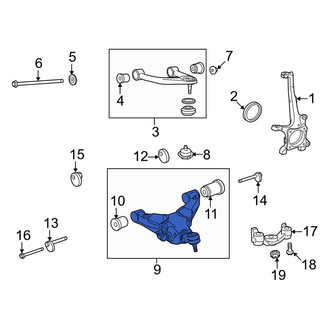 Toyota OE - Front Left Lower Suspension Control Arm