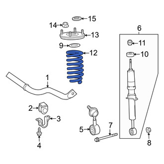 Toyota OE - Front Left Coil Spring
