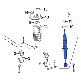 Toyota OE - Front Suspension Shock Absorber