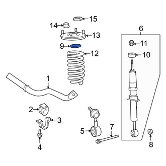 Toyota OE - Suspension Shock Absorber Mount Washer