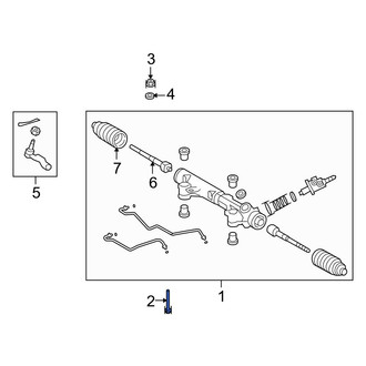 Toyota OE - Rack and Pinion Bolt