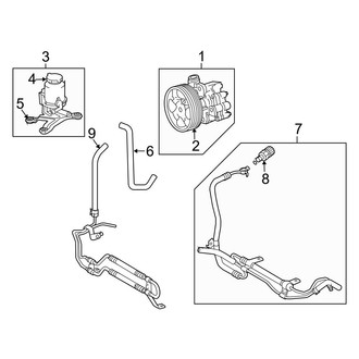 Toyota OE - Steering Gear & Linkage - Pump & Hoses (5.7L)