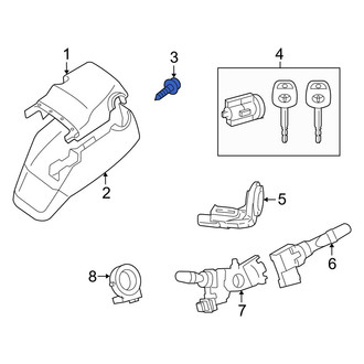 Toyota OE - Steering Column Cover Screw