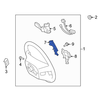 Toyota OE - Right Steering Wheel Trim