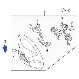 Toyota OE - Left Steering Wheel Plug
