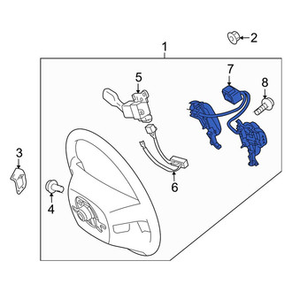 Toyota OE - Steering Wheel Radio Controls