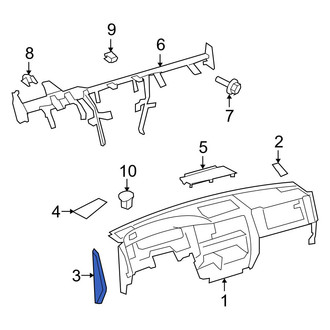 Toyota OE - Left Instrument Panel Side Cover