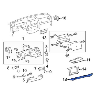 Toyota OE - Lower Instrument Panel Knee Bolster