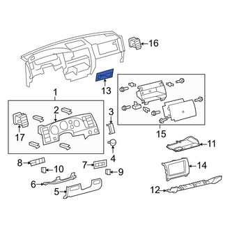Toyota OE - Instrument Panel Cover