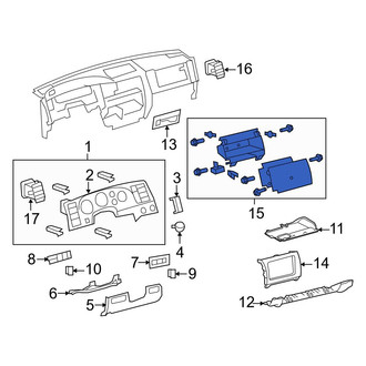 Toyota OE - Instrument Panel Storage Compartment