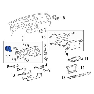 Toyota OE - Left Dashboard Air Vent