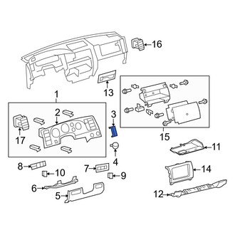 Toyota OE - Instrument Panel Cover