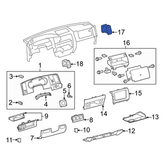 Toyota OE - Left Dashboard Air Vent