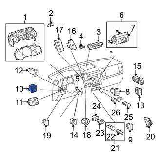 Toyota OE - Door Mirror Switch