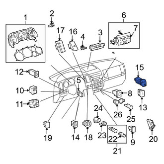 Toyota OE - Rear Door Window Switch