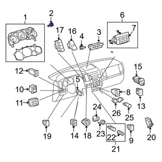 Toyota OE - Front Console Screw