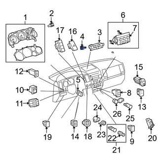 Toyota OE - Instrument Cluster Screw