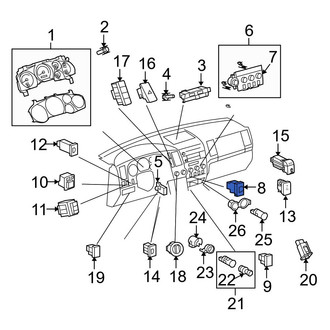 Toyota OE - Right Seat Heater Switch