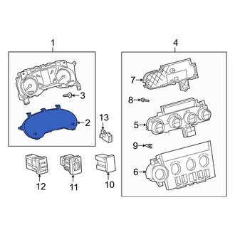Toyota OE - Instrument Panel Lens