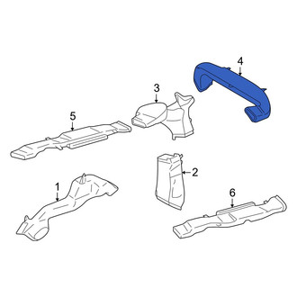 Toyota OE - Rear Center Instrument Panel Air Duct
