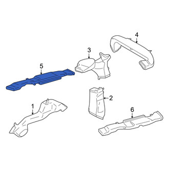 Toyota OE - Rear Right Upper Instrument Panel Air Duct