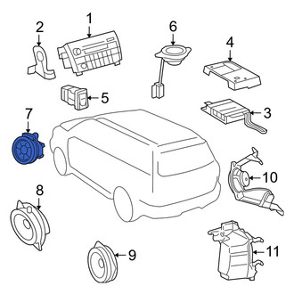 Toyota OE - Front Lower Speaker