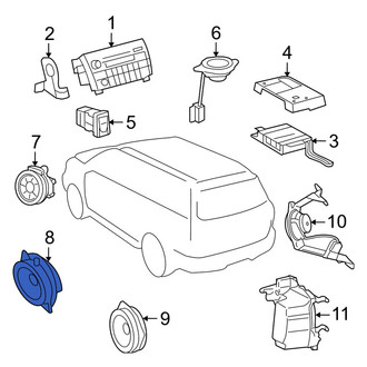 Toyota OE - Front Lower Speaker