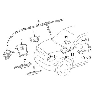 Toyota OE - Restraint Systems - Air Bag Components