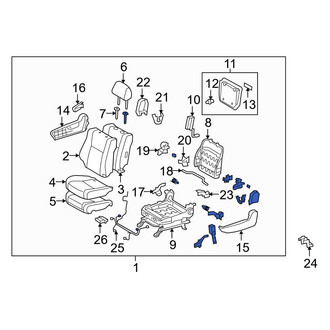 Toyota OE - Front Right Seat