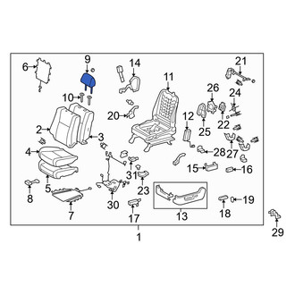 Toyota OE - Front Left Headrest