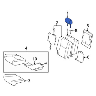 Toyota OE - Center Headrest