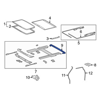 Toyota OE - Sunroof Drip Rail