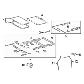 Toyota OE - Roof - Sunroof (With Sunroof)