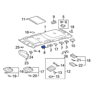 Toyota OE - Dashboard Air Vent