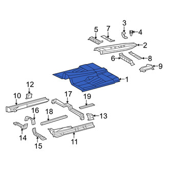 Toyota OE - Front Floor Pan