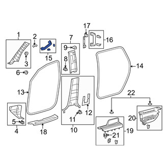 Toyota OE - Front Interior Grab Bar
