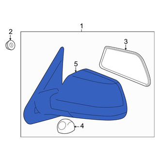 Toyota OE - Front Left Door Mirror Cover