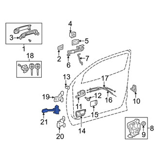 Toyota OE - Front Left Door Check