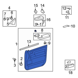Toyota OE - Front Right Inner Door Interior Trim Panel