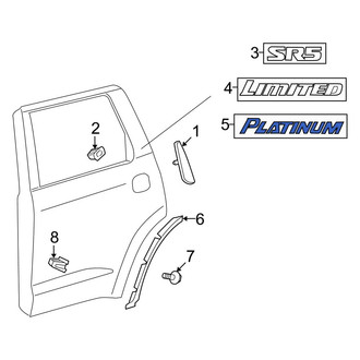 Toyota OE - Rear Door Emblem