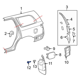 Toyota OE - Wheel Arch Flare Screw