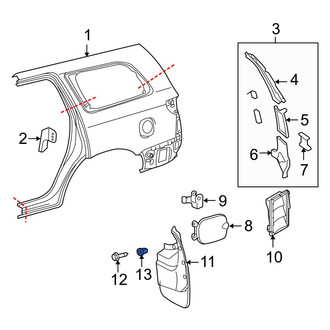 Toyota OE - Fender Liner Grommet