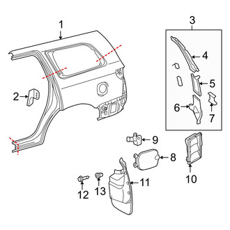 Toyota OE - Quarter Panel & Components
